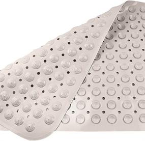 img 4 attached to MBOSS Non Slip Bath Mat - Keep Your Bathroom Floor Clean and Slip-Free with our Shower Massage Mat