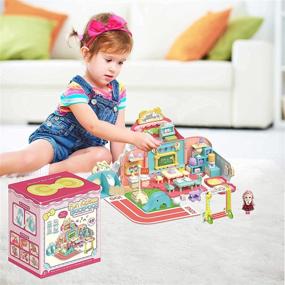 img 3 attached to 🏠 Dollhouse Furniture Set for Preschool and Kindergarten