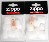 🔥 zippo oil lighter cotton pads - pack of 2 logo