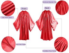 img 3 attached to 🎓 2022 HEPNA Shiny Graduation Gown Cap Tassel Set for Preschool & Kindergarten Uniforms