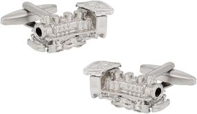 img 4 attached to 🚂 Enhance Your Style with Cuff Daddy's Locomotive Train Cufflinks Presentation