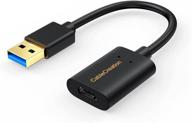 🔌 usb 3.1 usb c female to usb male adapter cable 5gbps - cablecreation usb to usb c adapter - usb c to a adapter - female usb c adapter for laptops, oculus quest link, logitech streamcam, and other usb-a devices logo