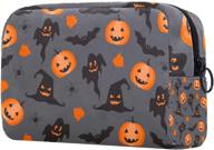 halloween holiday pattern portable cosmetic logo