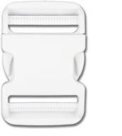 🔒 dyzd premium 50mm flat dual adjustable side release buckles - 2pcs, white logo