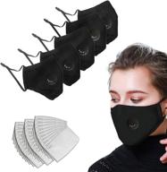 🌬️ reusable activated protective breathing mask with washable design логотип