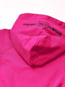 img 3 attached to Diesel Sweater Washed Fuchsia Purple Boys' Clothing