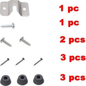 img 3 attached to 🎯 RuenTech Dartboard Mounting Bracket Hardware Kit - Complete Set for Easy Installation