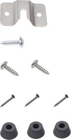 img 1 attached to 🎯 RuenTech Dartboard Mounting Bracket Hardware Kit - Complete Set for Easy Installation