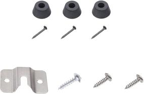 img 4 attached to 🎯 RuenTech Dartboard Mounting Bracket Hardware Kit - Complete Set for Easy Installation