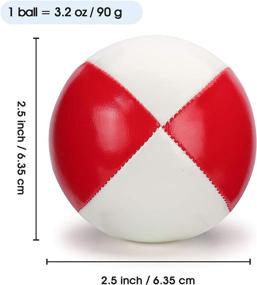img 1 attached to 🤹 Освоите жонглирование с TSKX: Профессиональный набор для начинающих с прочными весом и долговечностью.