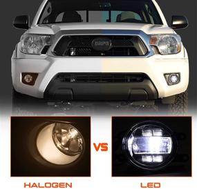 img 3 attached to 🔆 High-Performance LED Fog Light with DRL for Tacoma 2012-2015 Bumper Fog Lights Lamps: Upgrade Your Vehicle's Visibility and Style!