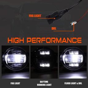 img 2 attached to 🔆 High-Performance LED Fog Light with DRL for Tacoma 2012-2015 Bumper Fog Lights Lamps: Upgrade Your Vehicle's Visibility and Style!