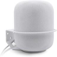 🔊 allicaver wall mount stand holder for apple homepod - sturdy metal construction (white) logo