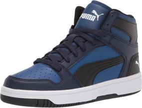 img 4 attached to PUMA Rebound Sneaker in Black - Unleash Your Style with Puma Black Castlerock