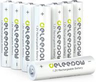 🔋 deleepow rechargeable aa batteries - high capacity 3300mah 1.2v, 1200 cycles - 8 pack logo