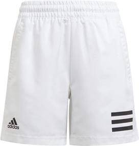 img 4 attached to Adidas Unisex Child 3 Stripes Shorts X Large Boys' Clothing and Active