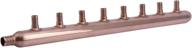 🔧 sharkbite 22789 8-port pex manifolds, 1 inch trunk, closed copper, multiple port sizes logo