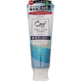 img 1 attached to 🦷 Sunstar Ora2 Me Stain Clear Paste Natural Mint 130G: Effective Dental Stain Remover and Breath Freshener