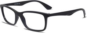 img 4 attached to 👓 VANLINKER Men's Blue Light Blocking Glasses VL9108: Combat Eyestrain and Glare with Anti-Eyestrain Eyewear