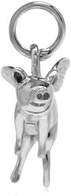 img 2 attached to 🐷 Add a Touch of Whimsy with the Silvershake 925 Sterling Silver When Pigs Fly Charm Pendant