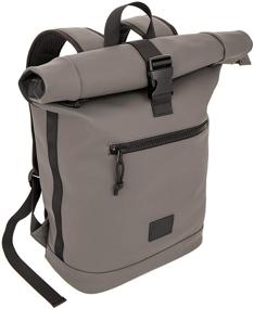 img 4 attached to XRAY Expandable Roll Top Waterproof Trendy Backpack With Laptop Pocket