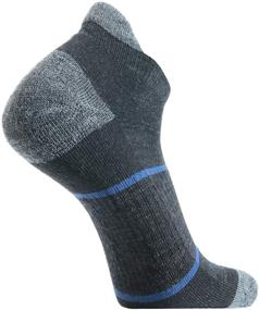 img 2 attached to 🧦 SOLAX 72% Men's and Women's Merino Wool Hiking Socks - Low Cut Cushioned Outdoor Trail and Trekking Socks (3 Pack) - Breathable and Durable