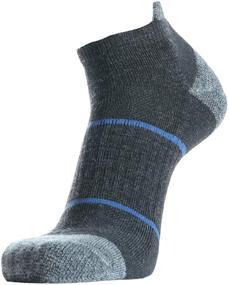 img 3 attached to 🧦 SOLAX 72% Men's and Women's Merino Wool Hiking Socks - Low Cut Cushioned Outdoor Trail and Trekking Socks (3 Pack) - Breathable and Durable