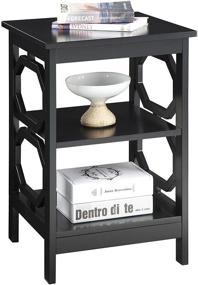 img 2 attached to 🖤 Black Omega End Table by Convenience Concepts