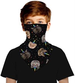 img 3 attached to 🧣 Outdoor Boys' Accessories: Gaiter Children Balaclava Bandana