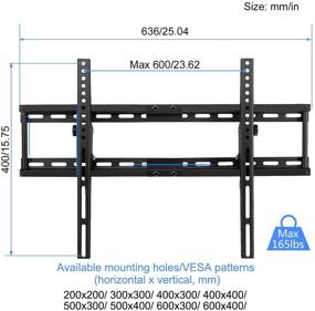 img 3 attached to 📺 Suptek TV Wall Mount: Sturdy 32-65 Inch LED LCD Plasma Flat Screen Mount with Built-in Spirit Level, 75kg Capacity