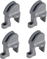 🚤 extreme max 3005.5061 boattector quick adjust pontoon rail fender hanger - gray, pack of 4: effective protection for your boat's rail with convenient adjustability логотип
