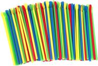 🍧 paragon multicolor sno-cone spoon straws - 200-count, the perfect addition to create fun & refreshing treats logo