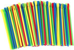 img 1 attached to 🍧 Paragon Multicolor SNO-Cone Spoon Straws - 200-Count, the Perfect Addition to Create Fun & Refreshing Treats