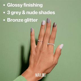 img 2 attached to NAILOG Наклейки с долговременным блестящим покрытием