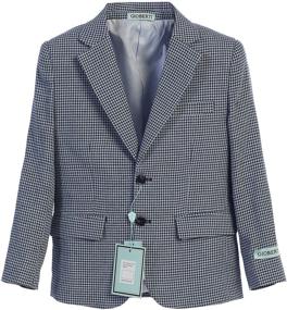 img 3 attached to Gioberti Lightweight Spring Houndstooth Blazer