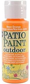img 4 attached to DecoArt Patio Paint 2 Ounce Orange