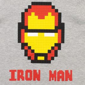 img 2 attached to Майки Marvel Boys 'Iron Man и Hulk - классные дизайны супергероев для детей