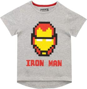 img 3 attached to Майки Marvel Boys 'Iron Man и Hulk - классные дизайны супергероев для детей