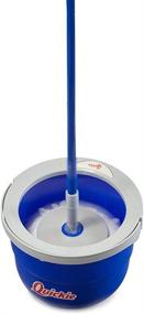 img 2 attached to 🧹 Microfiber Mop Head Refill for Quickie Compact Flat Spin Mop & Wringing Bucket Floor Cleaning System - White, 1-Pack