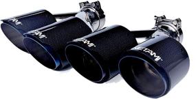 img 4 attached to NETAMI NT 2558 Glossy Carbon Exhaust