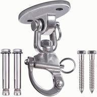 🪢 seleware 2500 lb capacity 360° swivel swing hangers - heavy duty hooks for porch chair, playground, hammock, gym swing sets, and more! logo