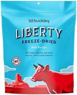 buckley liberty freeze-dried dog food topper and mixer, beef, 20oz logo