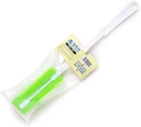 img 4 attached to 🧽 Long-handled Adjustable Bottle Cleaning Brush for Narrow-Neck Bottles; Scrubbing Washing Brush for Baby Bottles and Narrow Openings; Includes 2 Replaceable Sponges