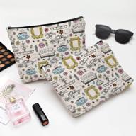 👯 friends forever: friends tv show merchandise - friends makeup bag & cosmetic bag for fans logo