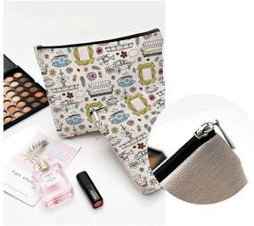 img 2 attached to 👯 Friends Forever: Friends TV Show Merchandise - Friends Makeup Bag & Cosmetic Bag for Fans