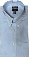 kirkland signature button dress stripe men's clothing: stylish shirts for men logo