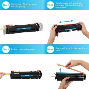 img 2 attached to 🖨️ Color4work High Yield Black Toner Cartridge for HP Laserjet Pro M254 M281 - 3,200 Pages, 1-Pack - Compatible with 202A 202X CF500A CF500X