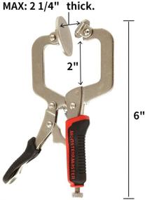 img 3 attached to 🔒 MM CP 001X2 Heavy Duty C-Clamp Locking Monster Master