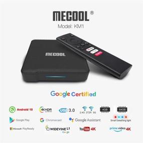 img 4 attached to 📺 MECOOL ATV KM1 - Google Certified 4K UHD Android TV Box with S905X3, 4GB RAM, 64GB ROM, 2.4G/5G WiFi, Voice Remote Control