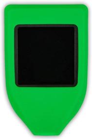 img 2 attached to CVER - Green Silicone Case for Trezor Model T, with USB C and Micro SD Cutouts: Effective Protection